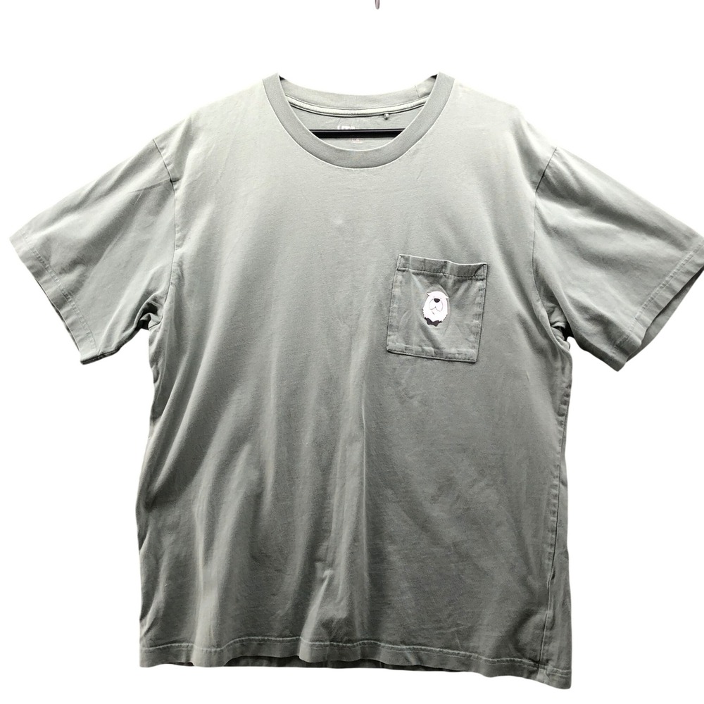 Uniqlo Spy x Family Bond Forger Pocket Tee Mens XL Sage Green T-Shirt
